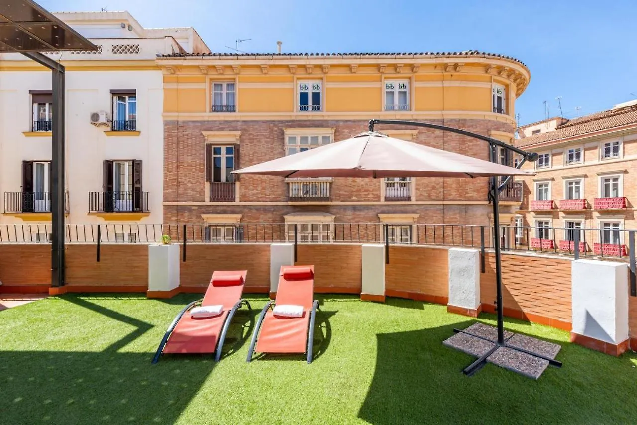 Gran Terraza Con Vistas A Calle Larios Malaga
